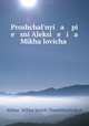 Proshchalnyi a pi e sni Aleksi e i a Mikhalovicha ., 
