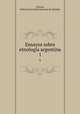 Ensayos sobre etnologa argentina. 1, 