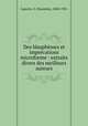 Des blasphmes et imprcations microforme : extraits divers des meilleurs auteurs, Laporte, S. (Stanislas), 1860-1901 