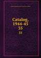 Catalog, 1944-45. 35, Eastern Kentucky State Teachers College 