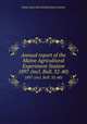 Annual report of the Maine Agricultural Experiment Station. 1897 (incl. Bull. 32-40), Maine Agricultural Experiment Station 