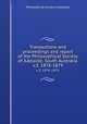 Transactions and proceedings and report of the Philosophical Society of Adelaide, South Australia. v.2, 1878-1879, Philosophical Society of Adelaide 