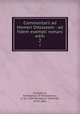 Commentarii ad Homeri Odysseam : ad fidem exempli romani editi. 2, Eustathius, Archbishop of Thessalonica, d. ca. 1194,Stallbaum, Gottfried, 1793-1861 