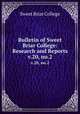 Bulletin of Sweet Briar College: Research and Reports. v.20, no.2, Sweet Briar College 