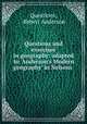 Questions and exercises in geography: adapted to `Anderson`s Modern geography` in Nelsons ., Questions, Robert Anderson 