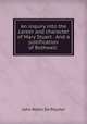 An inquiry into the career and character of Mary Stuart . And a justification of Bothwell, De Peyster, J. Watts 