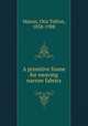 A primitive frame for weaving narrow fabrics, Mason, Otis Tufton, 1838-1908 