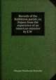 Records of the Bubbleton parish; or, Papers from the experience of an American minister by E.W ., Elhanan Winchester Reynolds 