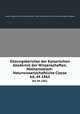 Sitzungsberichte der Kaiserlichen Akademie der Wissenschaften. Mathematisch-Naturwissenschaftliche Classe. bd. 44 1861, Kaiserl. Akademie der Wissenschaften in Wien. Mathematisch-Naturwissenschaftliche Klasse 