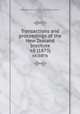 Transactions and proceedings of the New Zealand Institute. v.6 (1873), New Zealand Institute (Wellington, N.Z 