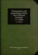 Transactions and proceedings of the New Zealand Institute. v.1 (1868), New Zealand Institute (Wellington, N.Z 