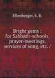 Bright gems : for Sabbath-schools, prayer-meetings, services of song, etc. /, Ellenberger, S. B. 