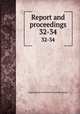 Report and proceedings. 32-34, Association of Ontario Land Surveyors 