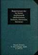 Repertorium der hoheren mathematik (definitionen, formeln, theoreme, literatur), Pascal, Ernesto, b. 1865,Schepp, Adolf, b. 1837, tr 