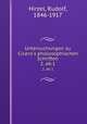 Untersuchungen zu Cicero`s pholosophischen Schriften. 2, ab.1, Hirzel, Rudolf, 1846-1917 