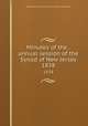 Minutes of the . annual session of the Synod of New Jersey. 1838, Presbyterian Church in the U.S.A. Synod of New Jersey 