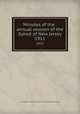Minutes of the . annual session of the Synod of New Jersey. 1911, Presbyterian Church in the U.S.A. Synod of New Jersey 