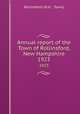 Annual report of the Town of Rollinsford, New Hampshire. 1923, Rollinsford (N.H. : Town) 