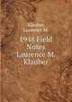 1948 Field Notes Laurence M. Klauber, Klauber, Laurence M. 