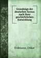 Grundzge der deutschen Syntax nach ihrer geschichtlichen Entwicklung, Erdmann, Oskar 