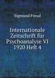 Internationale Zeitschrift fr Psychoanalyse VI 1920 Heft 4, Sigmund Freud 