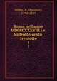 Roma nell`anno MDCCCXXXVIII i.e. Milleotto-cento-trentotto. 1, Nibby, A. (Antonio), 1792-1839 