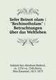 Sefer Beinot olam : "Bechinotholam" : Betrachtungen ber das Weltleben, Jedaiah ben Abraham Bedersi, ca. 1270-ca. 1340,Stern, Max Emanuel, 1811-1873 