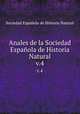 Anales de la Sociedad Espaola de Historia Natural. v.4, 