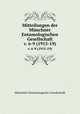 Mitteilungen der Mnchner Entomologischen Gesellschaft. v. 6-9 (1915-19), 