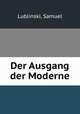 Der Ausgang der Moderne, Lublinski, Samuel 