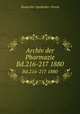 Archiv der Pharmazie. Bd.216-217 1880, Deutscher Apotheker-Verein 