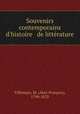 Souvenirs contemporains d`histoire & de littrature, 