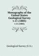 Monographs of the United States Geological Survey. v.11 (1885), Geological Survey (U.S.) 