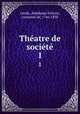 Thatre de socit. 1, 