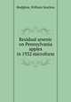 Residual arsenic on Pennsylvania apples in 1932 microform, Hodgkiss, William Searless 