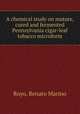 A chemical study on mature, cured and fermented Pennsylvania cigar-leaf tobacco microform, Royo, Renato Marino 