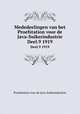 Mededeelingen van het Proefstation voor de Java-Suikerindustrie. Deel.9 1919, Proefstation voor de Java-Suikerindustrie 