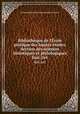 Bibliothque de l`cole pratique des hautes tudes. Section des sciences historiques et philologiques. fasc.164, 