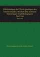 Bibliothque de l`cole pratique des hautes tudes. Section des sciences historiques et philologiques. fasc.166, 