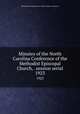 Minutes of the North Carolina Conference of the Methodist Episcopal Church, . session serial. 1923, Methodist Episcopal Church. North Carolina Conference 