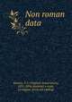 Non roman data, 