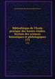 Bibliothque de l`cole pratique des hautes tudes. Section des sciences historiques et philologiques. 175, 