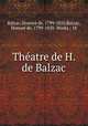 Thatre de H. de Balzac, 