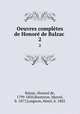 Oeuvres compltes de Honor de Balzac .. 2, 