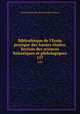 Bibliothque de l`cole pratique des hautes tudes. Section des sciences historiques et philologiques. 157, 