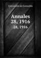 Annales. 28, 1916, 