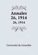 Annales. 26, 1914, 