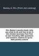 Mrs. Basley`s poultry book; tells you what to do and how to do it; the chicken business from first to last including 1001 questions and answers, relative to up-to-date poultry culture, Basley, A. Mrs. [from old catalog] 