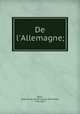 De l`Allemagne;, 