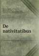 De nativitatibus, 